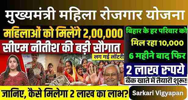 Mahila Rojgar Yojana New Update