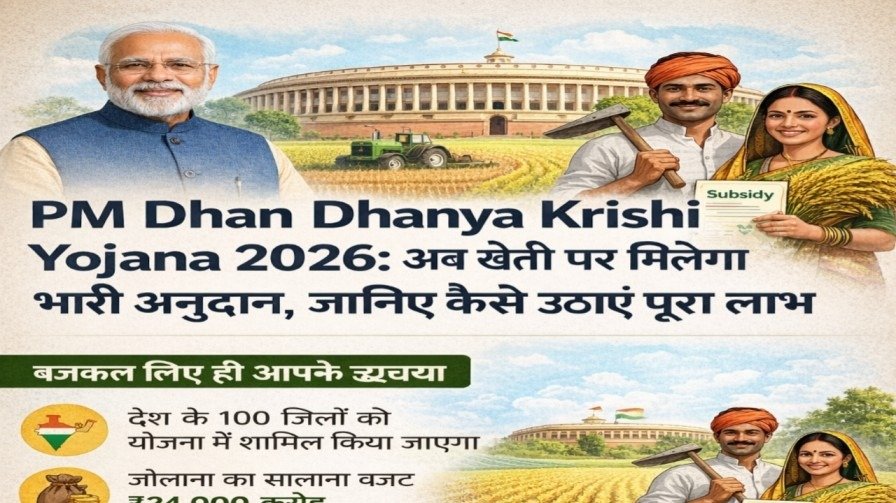 PM Dhan Dhanya Krishi Yojana 2026: