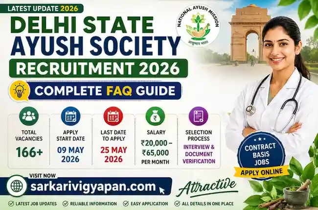 Delhi State AYUSH Society Recruitment 2026