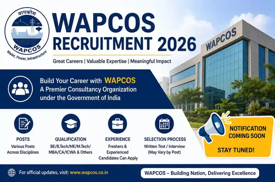 WAPCOS Recruitment 2026