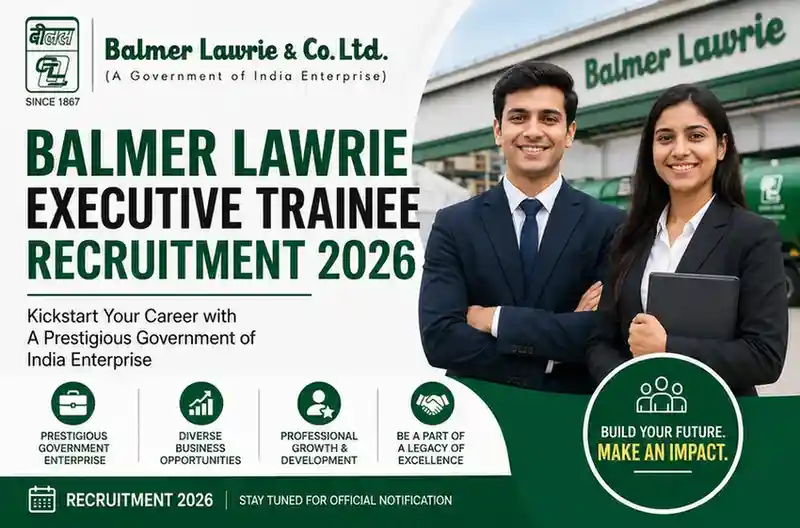 Balmer Lawrie Executive Trainee Recruitment 2026