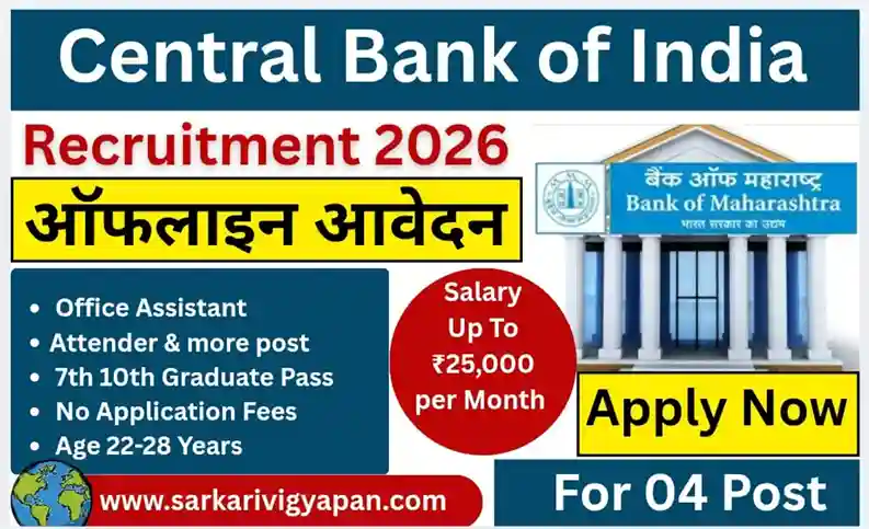 Central Bank Of India Vacancy 2026
