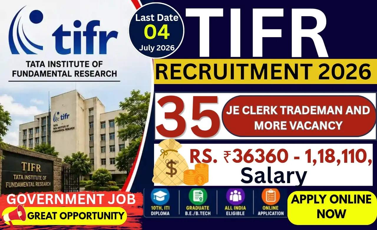 TIFR Vacancy 2026