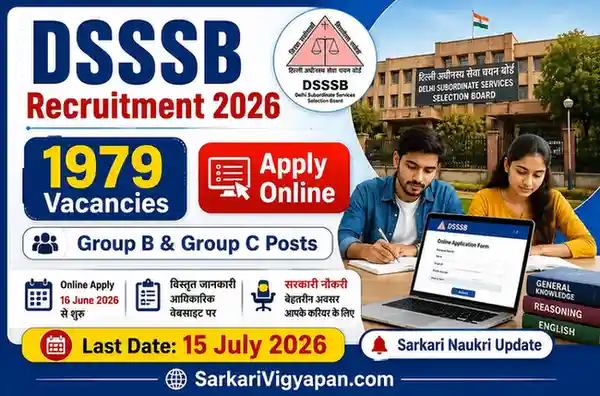 DSSSB Recruitment 2026
