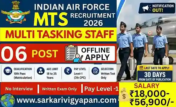 IAF MTS Vacancy 2026
