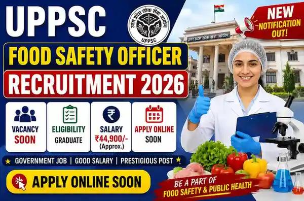UPPSC Food Safety Officer Recruitment 2026