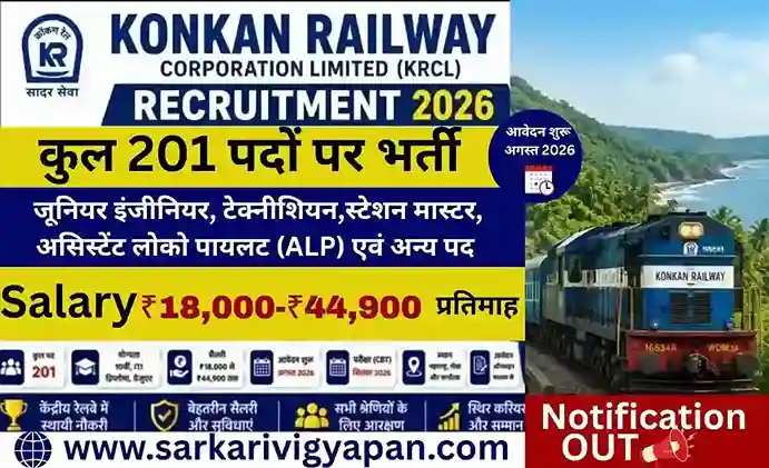 Konkan Railway Vacancy 2026
