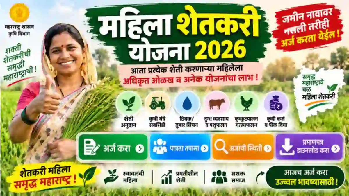 Mahila Shetkari Yojana 2026
