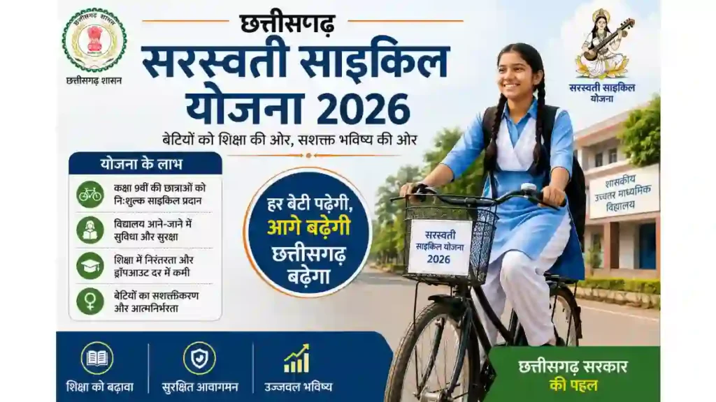 Chhattisgarh Saraswati Cycle Yojana 2026:
