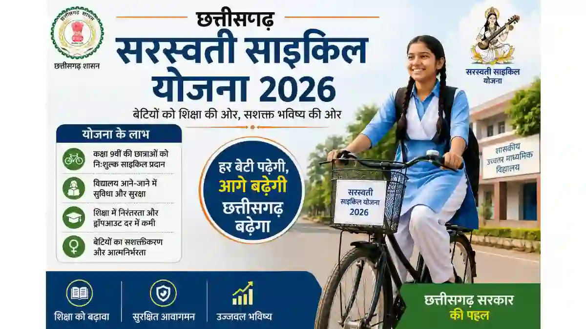 Chhattisgarh Saraswati Cycle Yojana 2026: