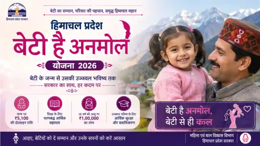 Himachal Pradesh Beti Hai Anmol Yojana