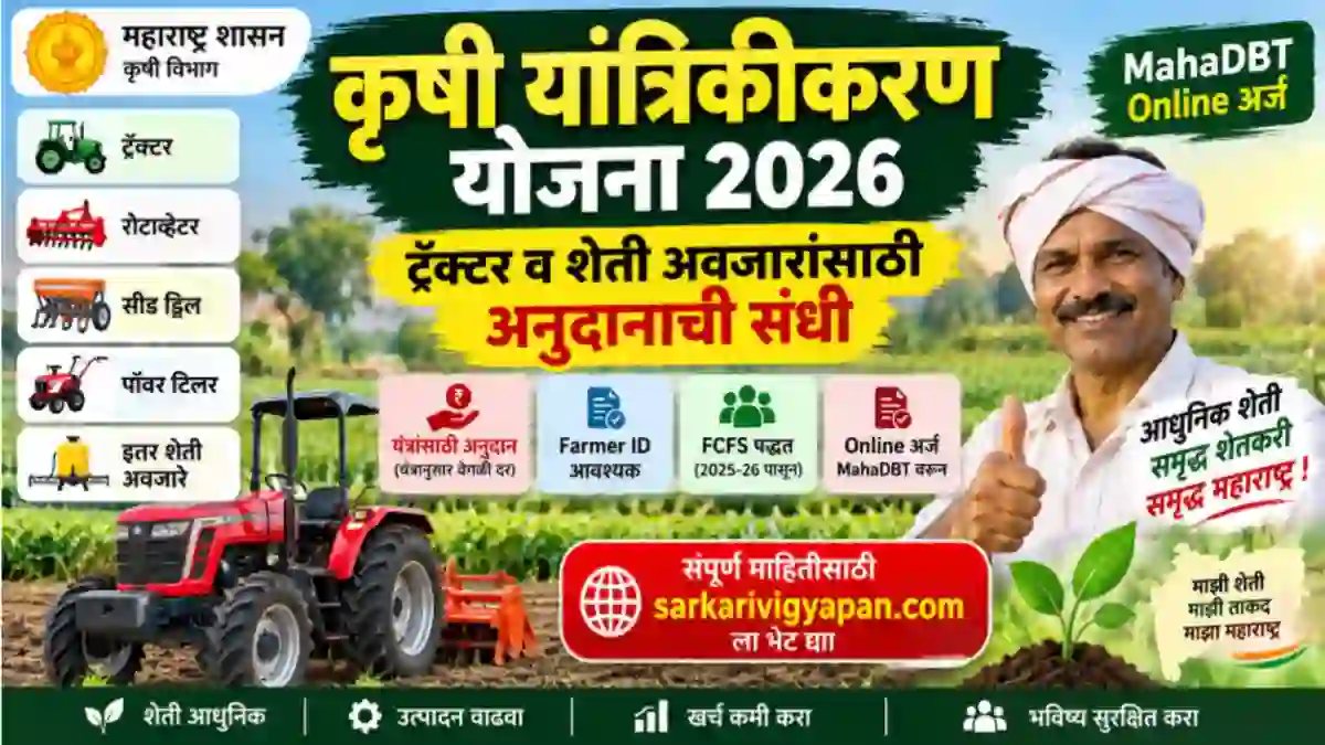 Krushi Yantrikikaran Yojana 2026