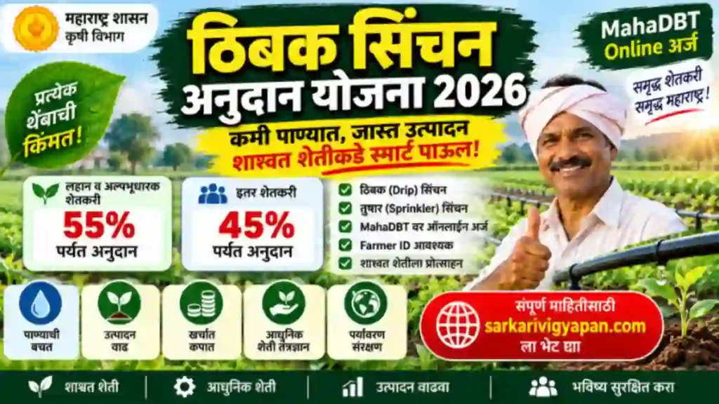 Thibak Sinchan Anudan Yojana 2026