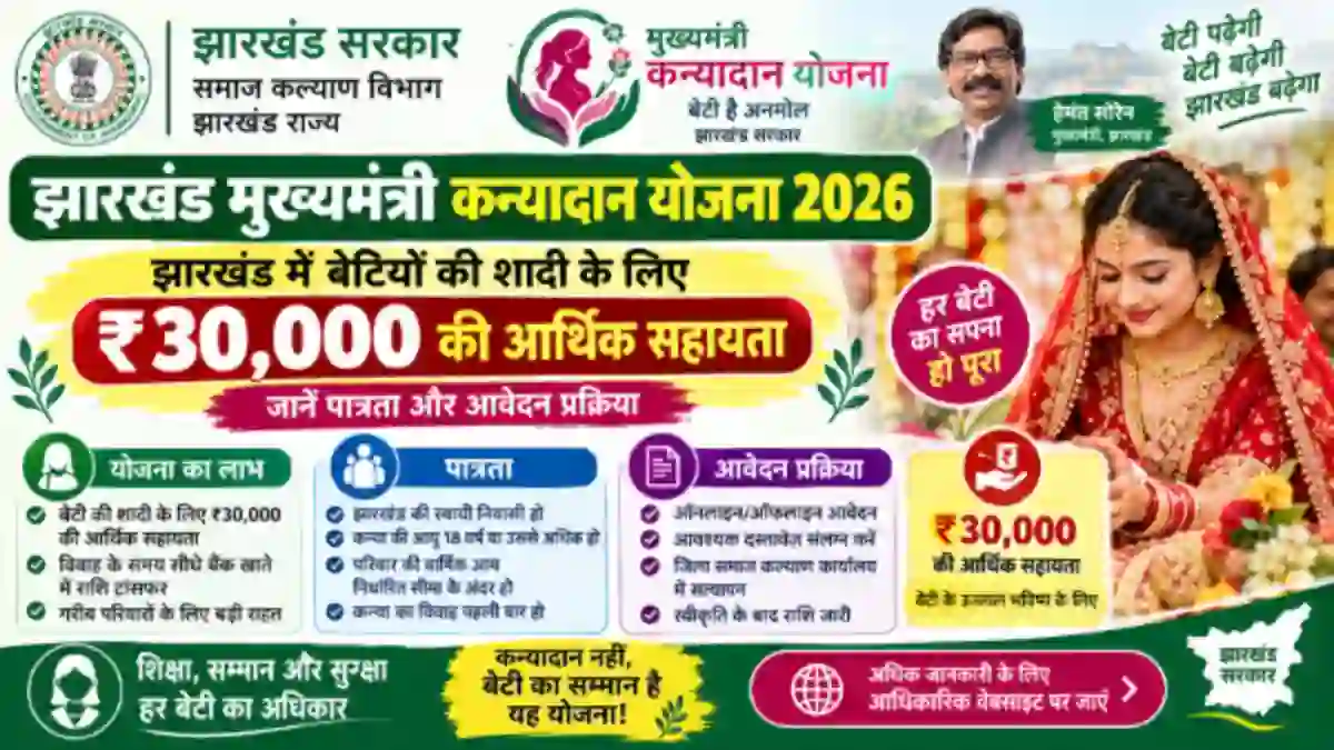 Jharkhand Mukhyamantri Kanyadaan Yojana 2026