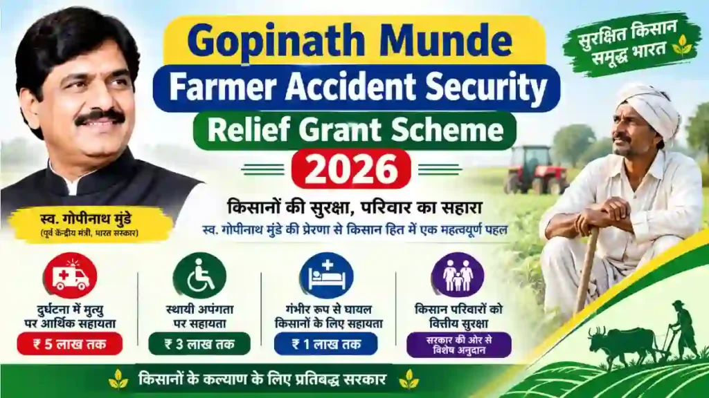 Gopinath Munde Farmer Accident Security Relief Grant Scheme