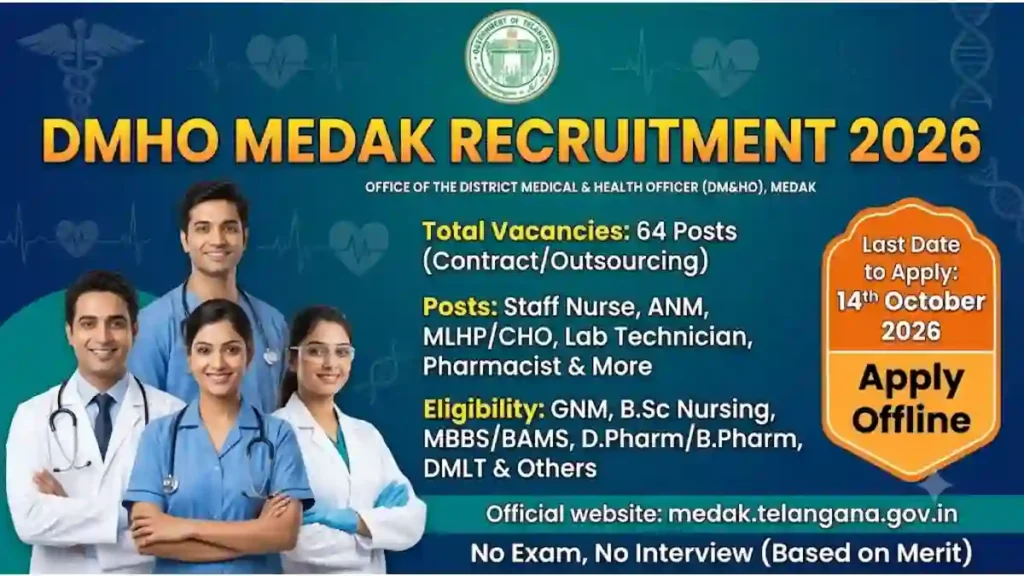 DMHO Medak Recruitment 2026