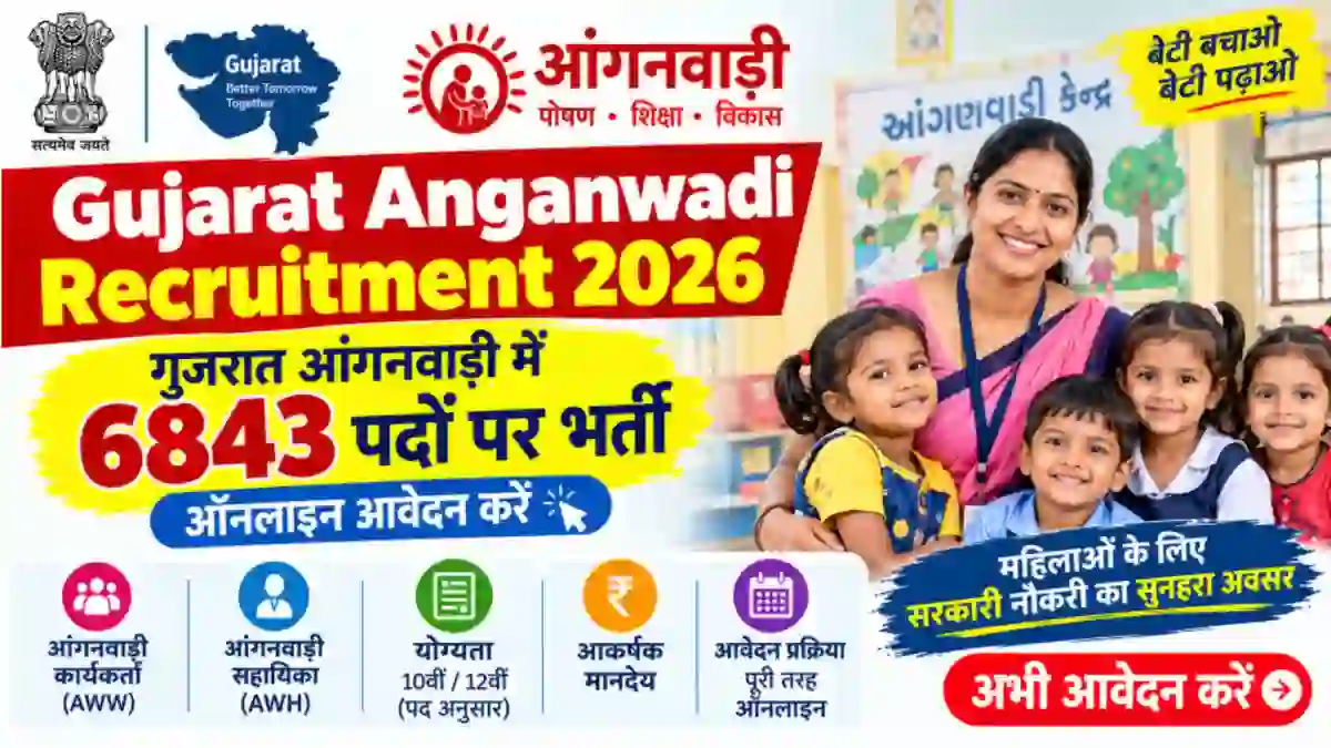 Gujarat Anganwadi Recruitment 2026